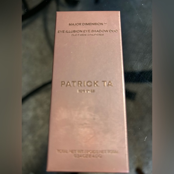 NWT🌷Patrick Ta Major Dimension Eye Illusion Eyeshadow Duo (Talk To My Team) - Picture 5 of 6